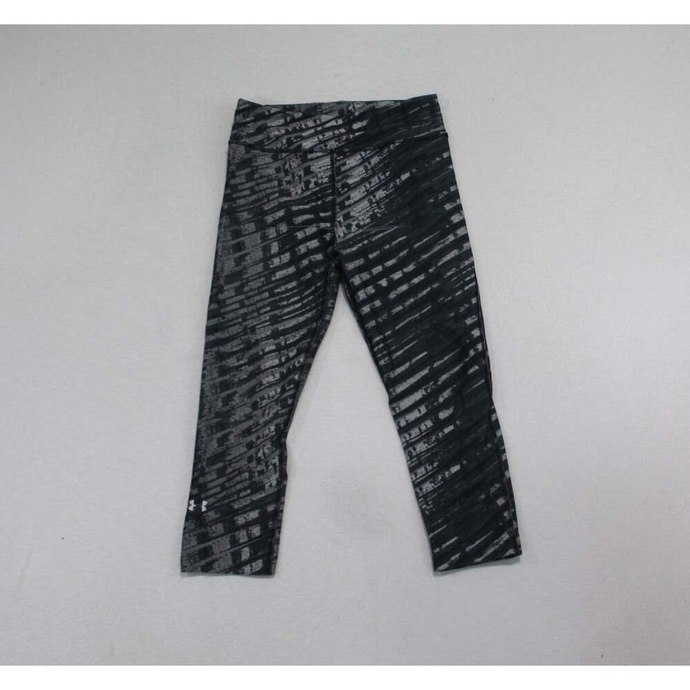 Under Armour Women Black Camo Leggings Yoga Active Waist Size 25
